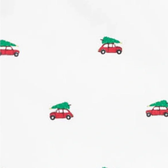 Petite Plume Kids Pajamas size 10 with Red Trim - Picture 2 of 5